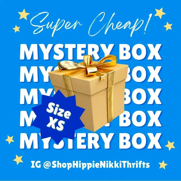 Mystery Box 5 lbs 4-7 items 4 CHEAP Womens Sz XS Tops Shorts Pants Dress Skirts - Picture 1 of 1